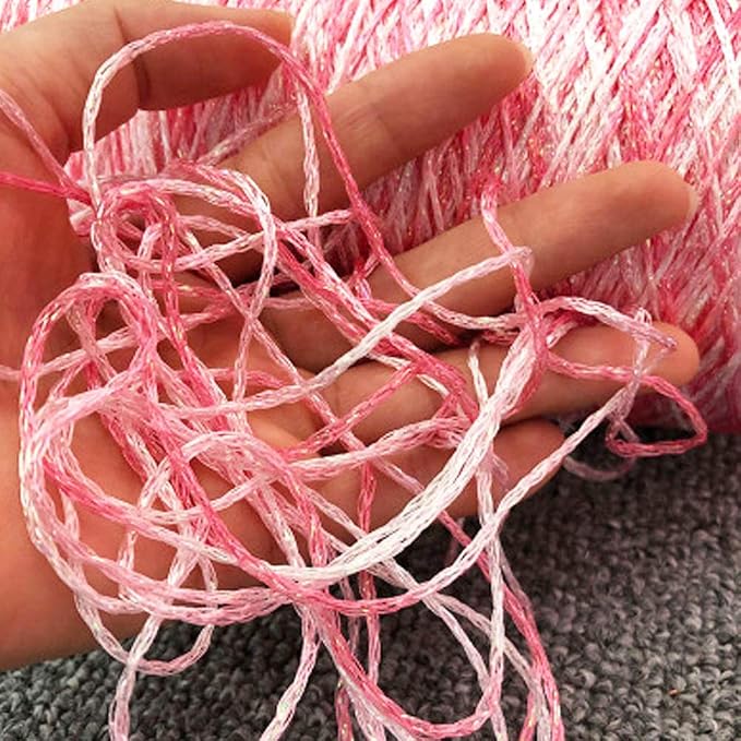 DIY Lurex Thread - Shining Glitter Sparkle Yarn for Crochet, Knitting, Sweater, Scarf, Bag & Accessories