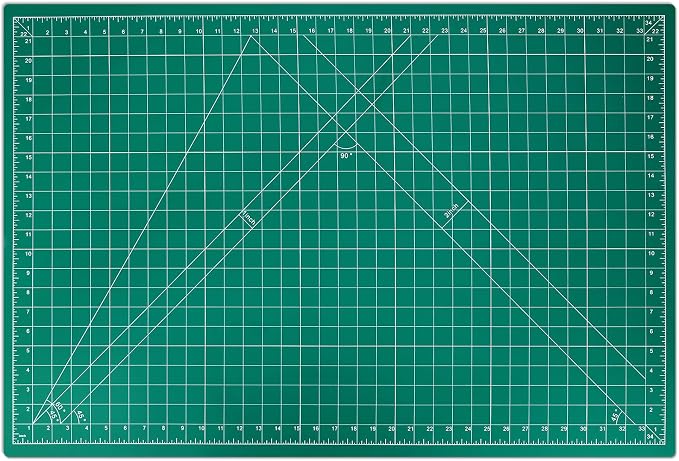 anezus Self Healing Cutting Mat for Rotary Cutting, 35" x 23.3", Green