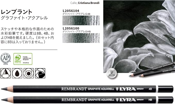 LYRA Rembrandt Art Specials, Fine Art Sketching Set, 12 Assorted Pencils, Ideal for Professionals & Students