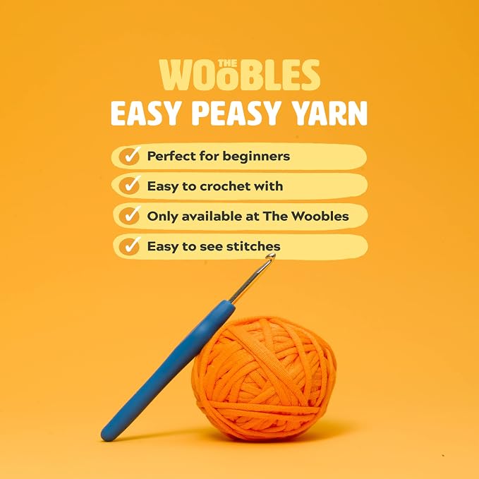 The Woobles Crochet Kit Bundle for Beginners (Penguin, Chick, Fox, Bunny) | As seen on Shark Tank, Includes: Easy Peasy Yarn, pre-started pieces, hooks, safety eyes, stuffing, video tutorials