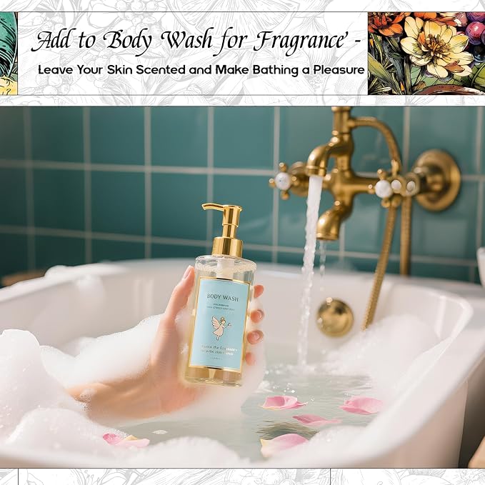 HIQILI Blue Ember Fragrance Oil for DIY Perfume, Body Wash & Candle Making, Long-Lasting Scents for Skin & Hair Care Products, Gifts - 5.07 Fl Oz (Pack of 1)