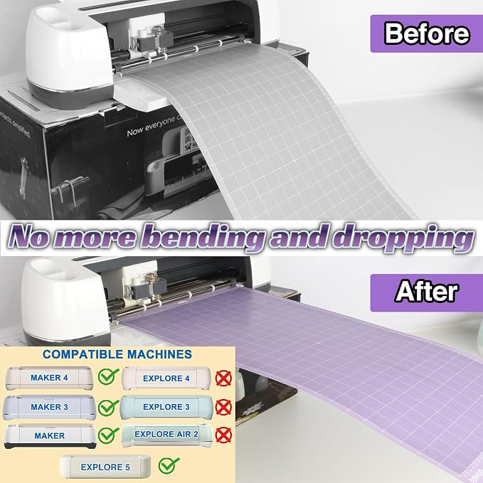 LOPASA Long Extension Tray Compatible with Cricut Maker 4, 3, Explore 5