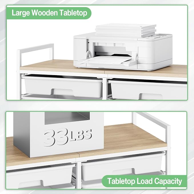 TOOLF 12 Drawers Rolling Storage Cart with Wooden Top for Classroom,Green | Teacher Cart Craft Art Supply Organizer, Utility Cart with Lockable Wheels for Home Household Essentials, Office Organization