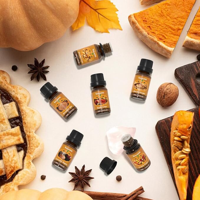 SALKING Halloween Fragrance Oils, Essential Oils Set for Diffuser for Home