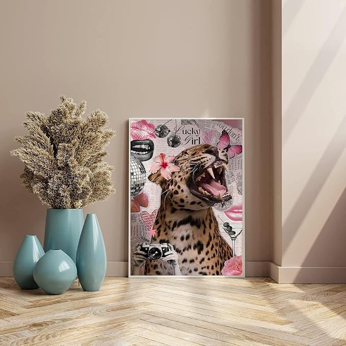 Pink Girly Diamond Art Kits for Adults Diamond Painting Kit for Adults
