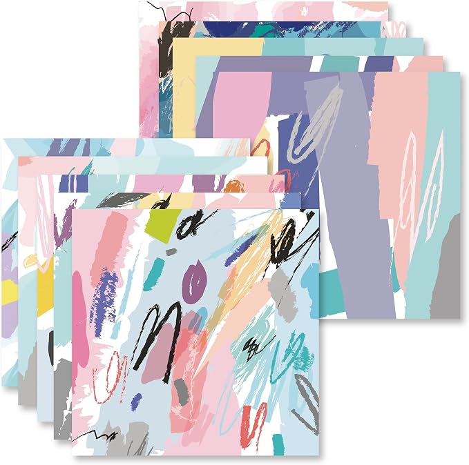Origami Paper Kit 50 Sheets, 6x6 Inch Double Sided 20 Vivid Colored Paper | 70GSM Colorful Paper,20 Different Pattern Origami Kit,DIY Hand Crafts,Arts Creativity,Easy to Fold,No-Fading.Macaroon