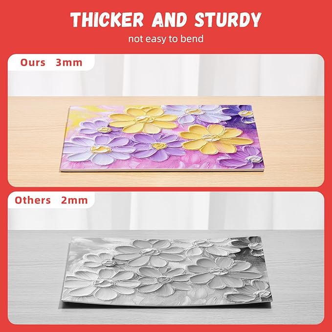 Simetufy 30 Pack Canvas Boards for Painting 11 x 14 inch, Blank Canvas Panels- Gesso Primed Acid-Free 100% Cotton for Acrylics Oil Watercolor Tempera Paints
