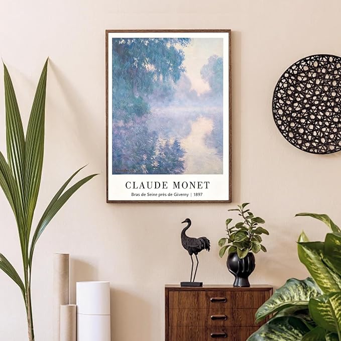 3 Pack Monet Paint by Numbers Kit for Adults Beginner (Without Frame)
