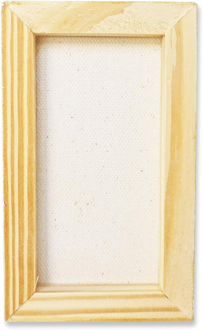 LWR CRAFTS Mini Stretched Canvas 3" X 5" Pack of 6