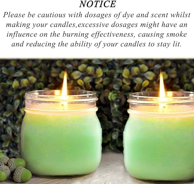 EricX Light 100 Piece Natural Candle Wick, Low Smoke 6" Pre-Waxed & 100% Natural Cotton Core,For Candle Making,Candle DIY