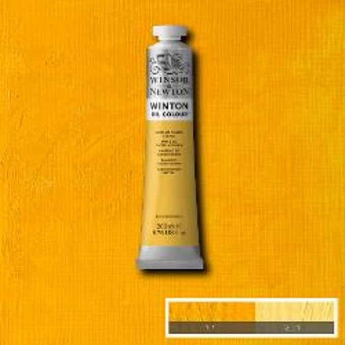 Winsor & Newton Winton Oil Color, 200ml Tube, Cadmium Yellow Medium | High-quality pigments, Durable, Lightfast, Permanent, Uniform Consistency, Great Pigment Load