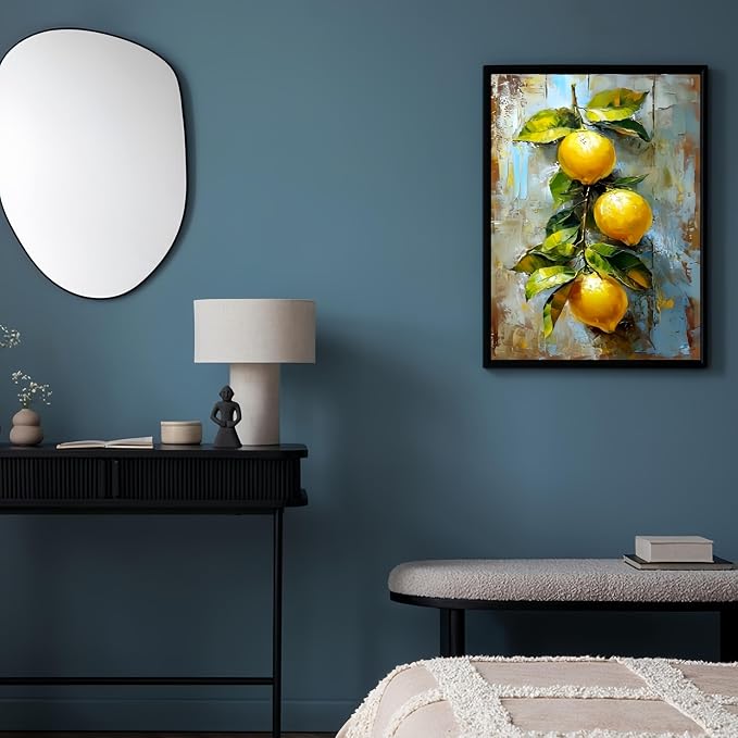 GXGLLPZBY Lemon Painting by Numbers for Adults Beginner,15.7X19.7 inch | Adult Paint by Number Kits on Canvas,DIY Oil Acrylic Number Painting Kit,for Home Wall Decor