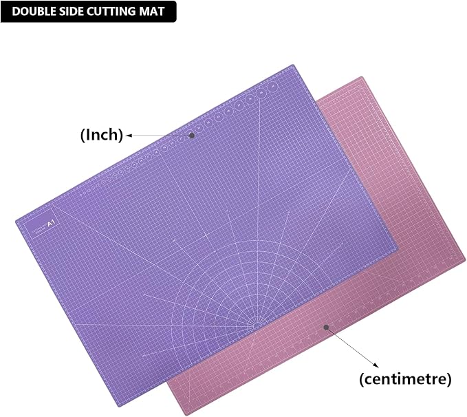 35" x 23" Self Healing PVC Cutting Mat, A1-Pink or Purple