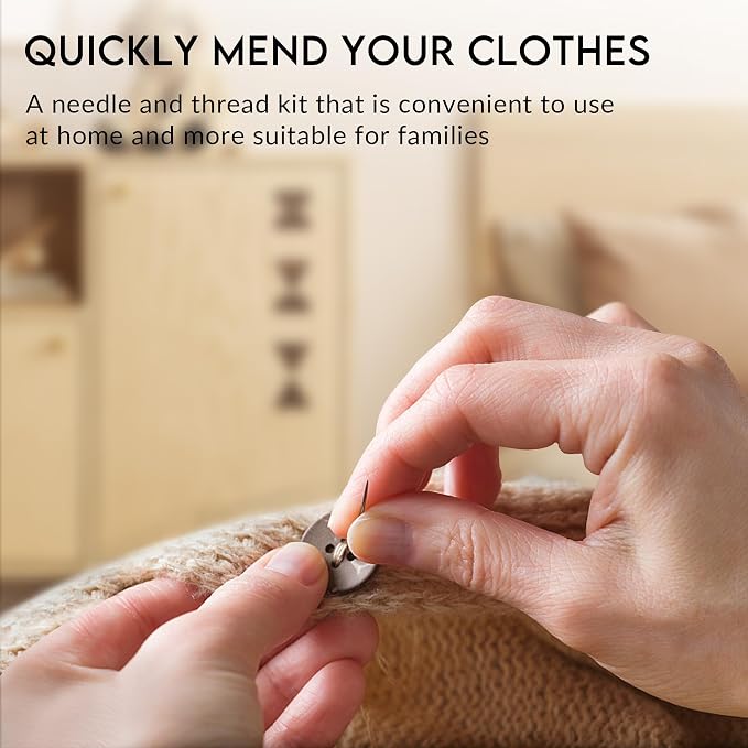 Coquimbo Professional Sewing Kit for Adults, 213 Pieces Sewing Tools | Needle and Thread Kit with Scissors, 38XL Thread, Tape Measure, Needles, Christmas Birthday Gifts for Mom Grandma Women Girls