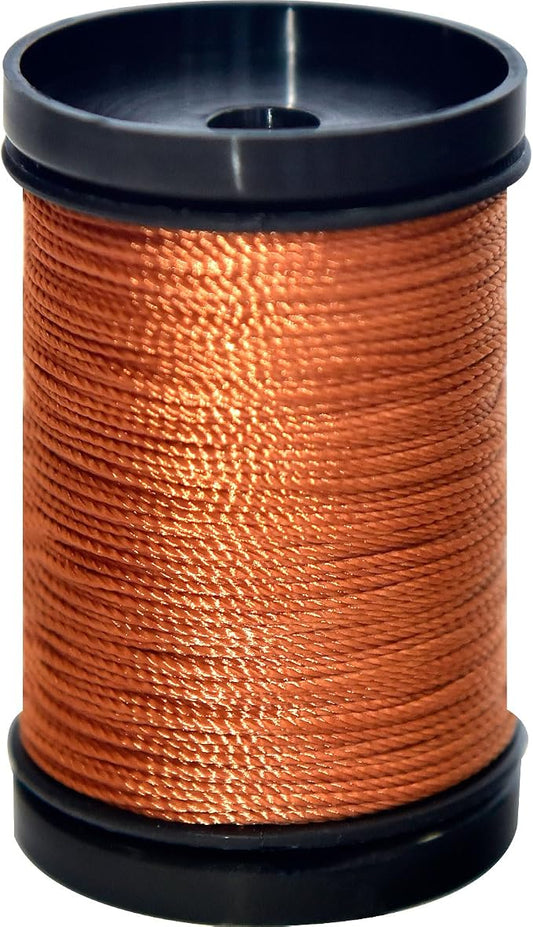 30 Yards Heavy Duty Extra Strong Upholstery Nylon Sewing Thread for Machine, Home, Hand, Craft, and Denim Leather，Color：Medium Orange