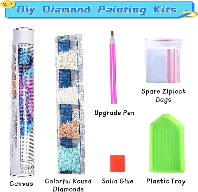 Accompany Wind Beach Scenery Diamond Art Kits for Adults, 5D Boat Diamond Painting Kits for Beginners,DIY Round Full Drill Diamonds Gem Art Crafts for Home Wall Decor Gifts 14x14 Inch