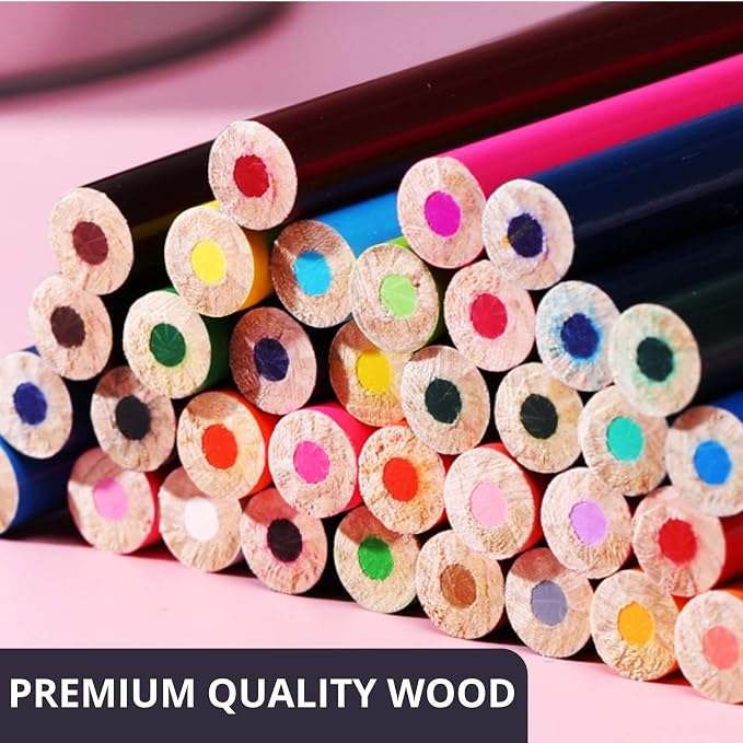 Mr. Pen- Colored Pencils for Adult Coloring Books, 36 Pack | Soft Core Color Pencils for Adult Coloring Book, Drawing, Sketching, Blending & Shading-Art Supplies