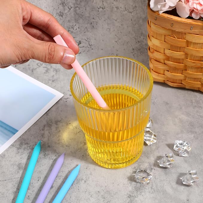 4PCS Silicone Mixing Sticks, Reusable Epoxy Resin Stir Stick Colored Mixing Sticks for Paint, Mix Resin, Arts, Crafts, Handmade Crafts, 4 Colors