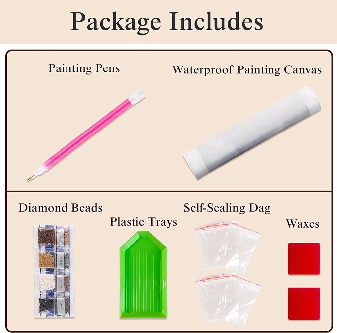 CHWGLFGG 5D Woman Diamond Art Kits for Adults Beginners 13.8x13.8 Inch | Traditional Flower Garland Diamond Painting Kit, DIY Full Round Drill Paint by Diamonds Dot Gem Art for Adult Home Wall Decor