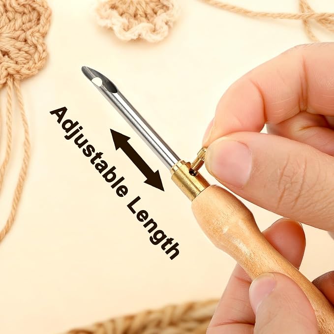 AUGSUN 39Pcs Punch Needle Kit for Craft Beginner Punch Embroidery Kit