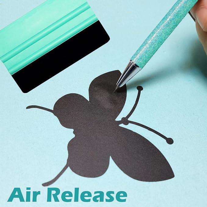 Craft Weeding Pen Tool Set, Essential Adhesive Vinyl Kits, Precision Pin Pen Tools for Cricut Air Silhouette Siser Oracal Accessories, Turquoise