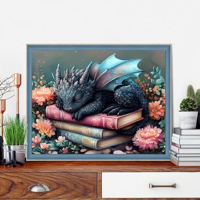 Dragon Diamond Art Kits for Adults,Diamond Painting Kits 12X16 Inch