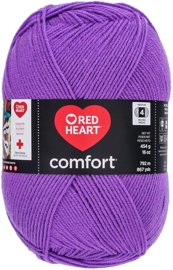 Red Heart Comfort Yarn, Amethyst