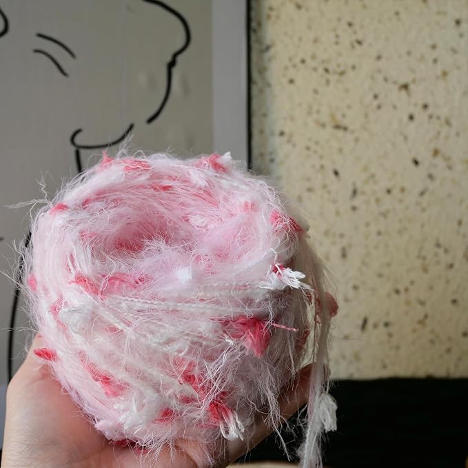 Artisanal Yarn Fancy Yarn Multifiber Blended Yarn Novelty Colorful Soft