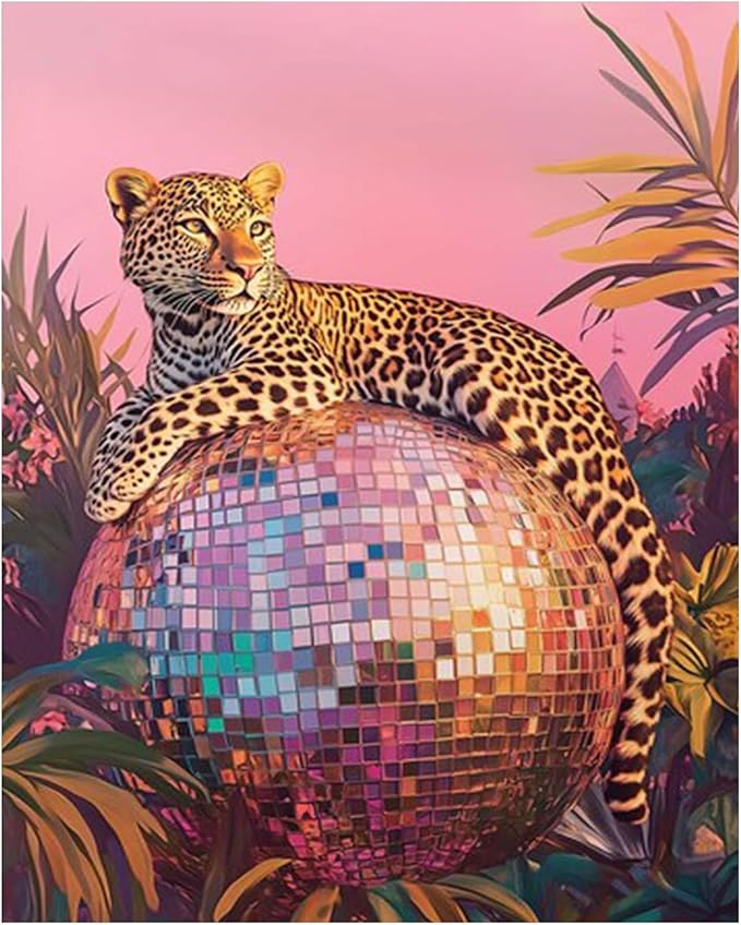 Animal Paint by Numbers Kit for Adults, Adult Paint by Number Kits 16x20 in | Paint by Numbers Kit for Adults, Acrylic Painting by Numbers, DIY Arts and Crafts for Gifts or Home Decor