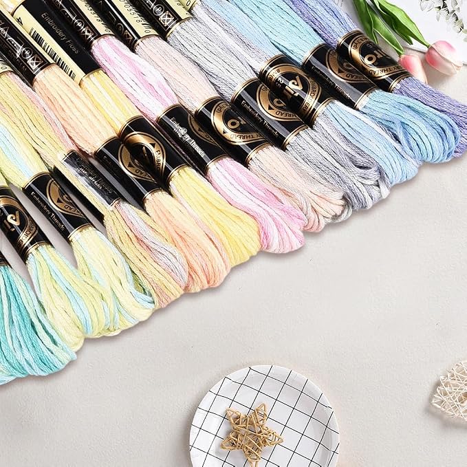 12 Skeins 105 Yards Colorful Friendship Bracelet String for Craft
