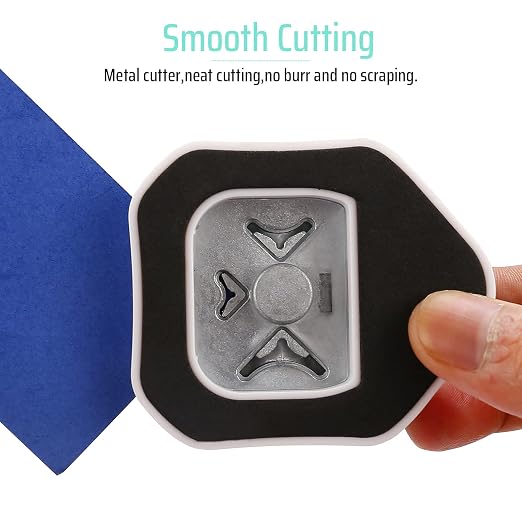 MyArTool 3 Way Corner Rounder Punch, 4mm, 7mm, 10mm 3 in 1 Corner Cutter for Paper Crafts, DIY Projects, Laminate, Photo Corner, Card Making and Scrapbooking