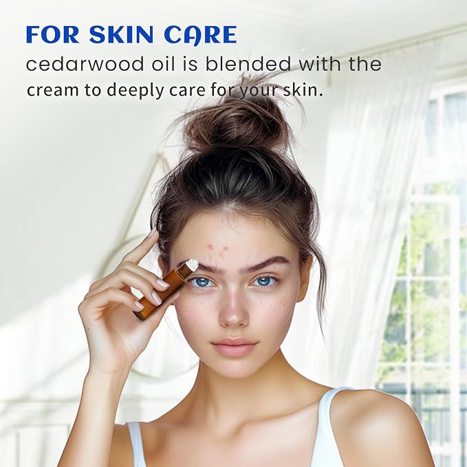 HIQILI Cedarwood Essential Oil for Hair, Skin & Diffuser