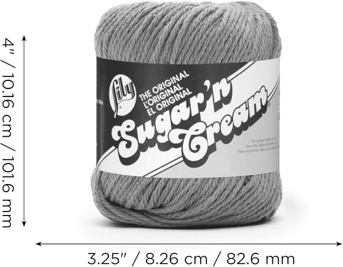 Lily Sugar'n Cream Cotton Yarn for Dishcloths Hot Blue 6-Pack