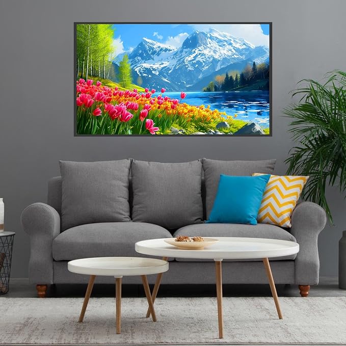 5D Diamond Art Kits for Adults Large Size Diamond Painting Kit 27.6x15.8in | Large Landscape Diamond Art Kit for Adult, DIY Full Drill Big Scenery Diamond Dots Gem Art Kits for Home Wall Decor Gift