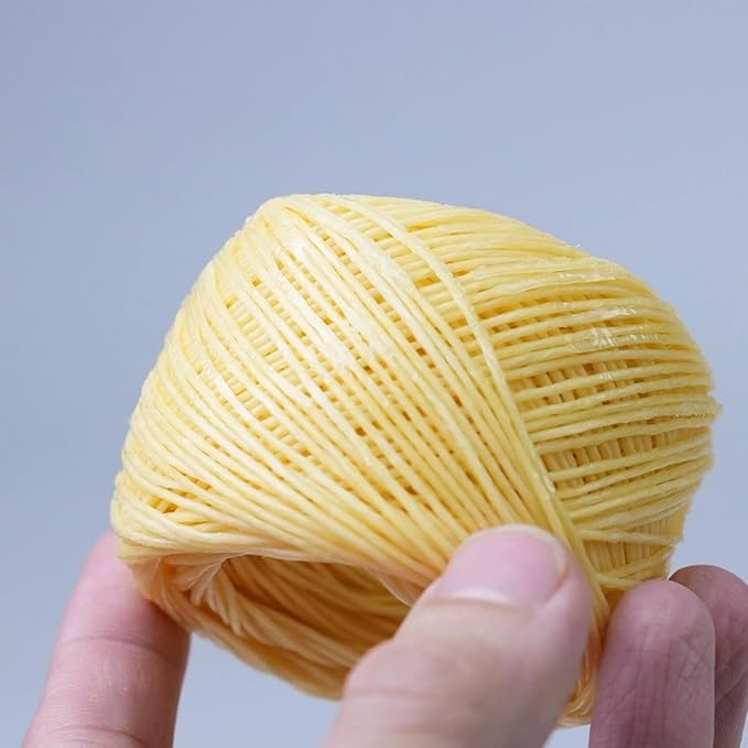 Beeswax Hemp Wicks,200 ft Spool,100% Organic Hemp Wick Well Coated with Beeswax,Standard Size(1.0mm) Mother' Day+Easter Making Candle Decor or Gifts