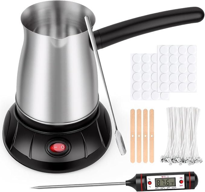 Aottom Wax Melter for Candle Making - Stainless Steel Candle Wax Melter Pot