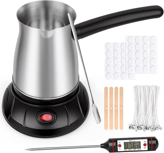 Aottom Wax Melter for Candle Making - Stainless Steel Candle Wax Melter Pot
