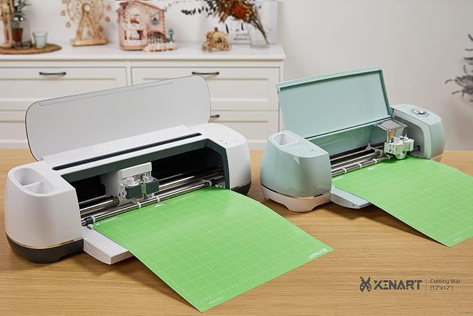 2pcs Standard Cutting Mats for Cricut Maker 3,Explore 3,Maker,Air 2,12x12 inch Standard Sticky Grip 12x12" Green Replacement Cut Mat for Cricut