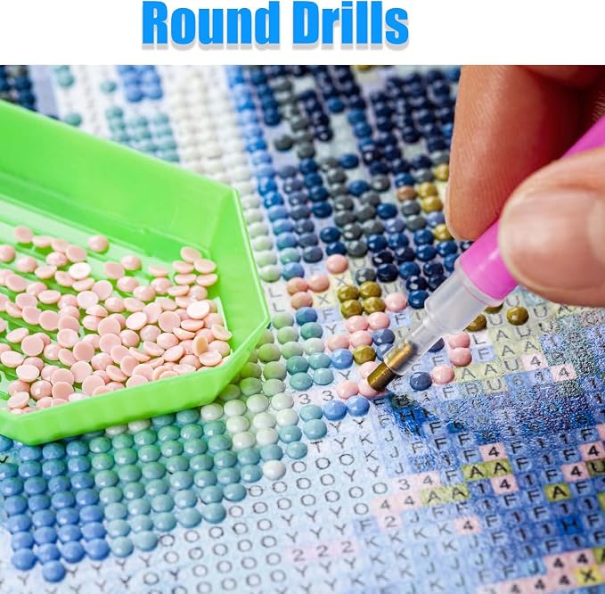 Dlylust Sunflower Diamond Art Painting Kits for Adults - Full Drill Diamond Dots Paintings for Beginners, Round 5D Paint with Diamonds Pictures Gem Art Painting Kits DIY Crafts Kits 12x16inch