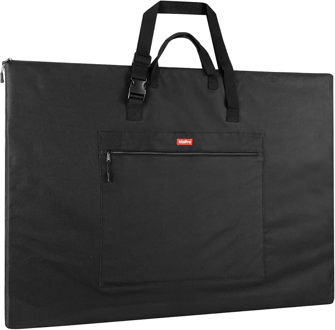 Nicpro Light Weight Art Portfolio Bag, 24x36” Waterproof Art Portfolio Case