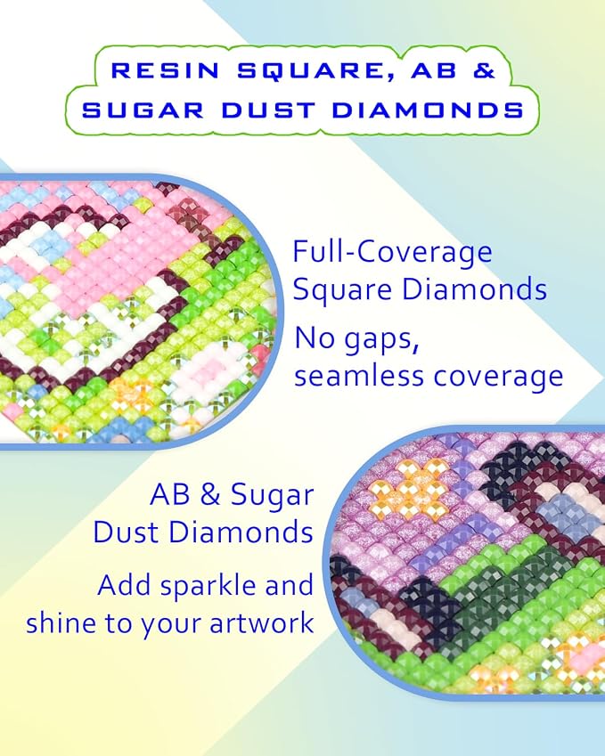 forever young Minigem Sea Echo & Dream Journey Diamond Art Kits, 5x7in Card