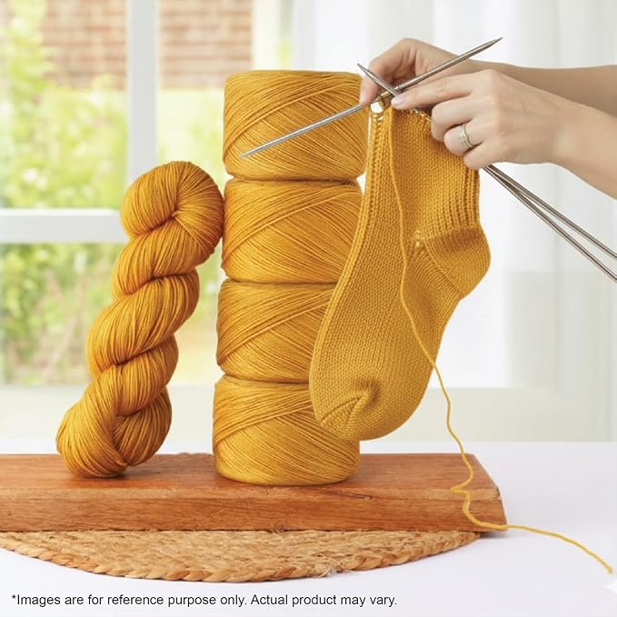 KnitPro Symfonie Fingering Weight Merino Wool Yarn 100g, Turmeric