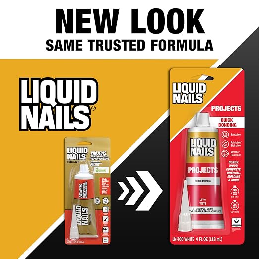 Liquid Nails LN-700 4-Ounce Small Projects and Repairs Adhesive