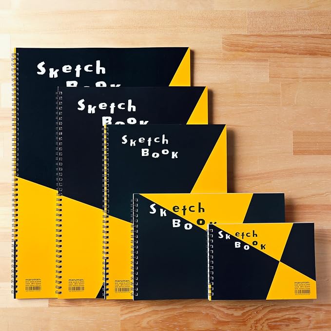 Maruman Sketchbook, A3 Design Series, Drawing Paper, Normal Door, 24 Sheets S115X40, 40 Sheets