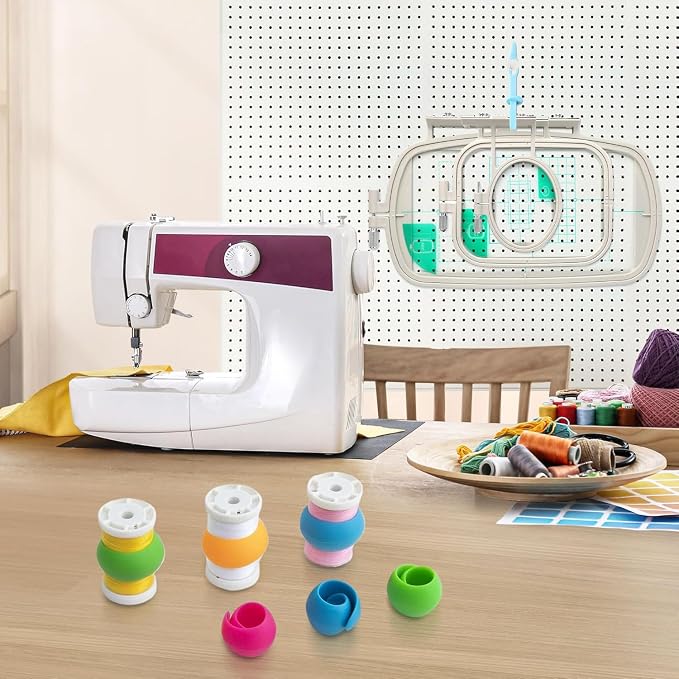 Sew Tech 3pcs Embroidery Hoops for Brother, 1x2.5 4x4 4x6.75in Frame Set | Fits SE700 SE600 PE545 PE535 PE570 SE725 SE630 SE625 SE425 SE400 PE550D PE540D LB5500 NS1850D Brother; Baby Lock Aurora