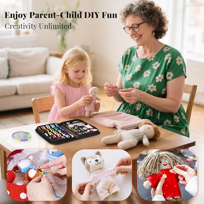 Coquimbo Sewing Kit Christmas Gifts for Grandma, Mom, Traveler, Adults, Beginner, Emergency, DIY Sewing Supplies Organizer Filled with Scissors, Thread, Sewing Needles, Tape Measure etc (Black, L) | Christmas Gifts for Grandma, Mom, Traveler, Needle an...