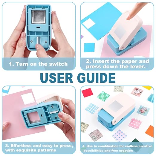 1X1 inch Square Postage Stamp Puncher