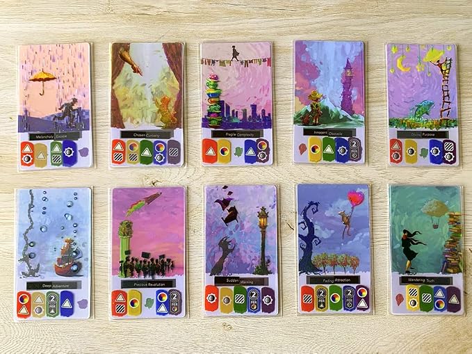 Canvas Board Game – Strategic Card Crafting Game for 1–5 Players