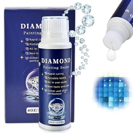 1 Pack 120ml Diamond Painting Sealer Protectant Brightener 4 Oz