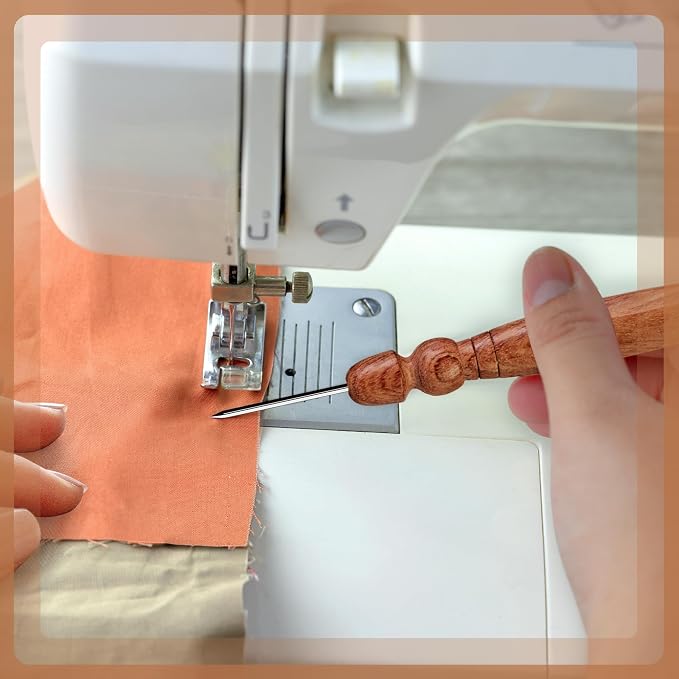 Savina Stiletto & Pressing Tool - Essential Quilting/Sewing Tool Stiletto, Presser - Precision Placement Tool for Getting Seams to Lay Correctly (2 Pieces)